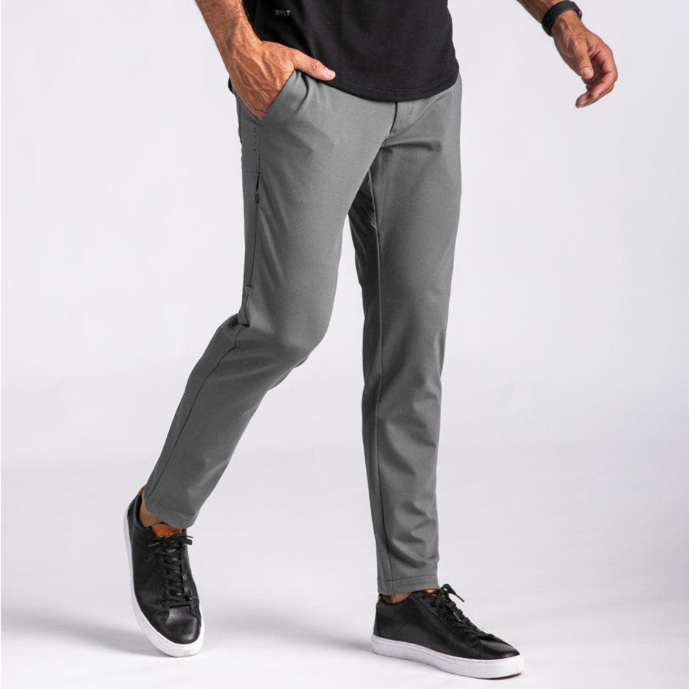 BYLT Basics Everyday Trouser Pant 2.0, Charcoal, Size M
